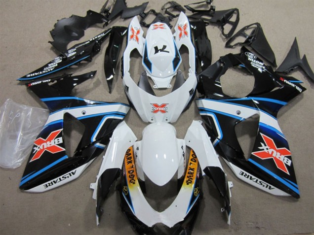 2009-2016 Suzuki GSXR 1000 Motorcycle Fairings - White Blue Yellow Black Brux Dark Dog Canada Suppliers