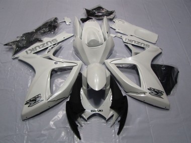 2006-2007 Suzuki GSXR 600 Motorcycle Fairing - White Canada Suppliers