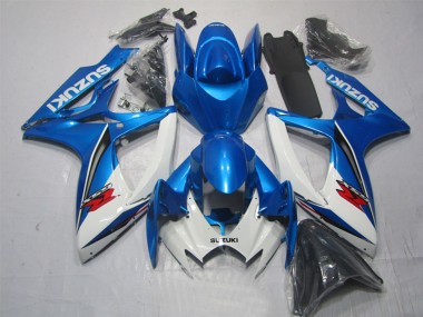 2006-2007 Suzuki GSXR 600 Motorcycle Fairing - White Blue Red Canada Suppliers