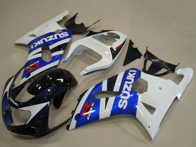 2001-2003 Suzuki GSXR 750 Motorcycle Fairings - White Blue Glossy Black Red Canada Suppliers