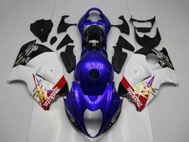 1996-2007 Suzuki GSXR 1300 Hayabusa Motorcycle Fairing - Blue White Canada Suppliers