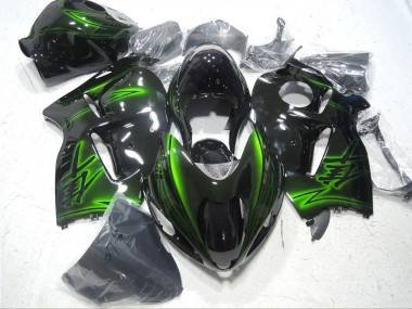 1996-2007 Suzuki GSXR 1300 Hayabusa Motorcycle Fairings - Glossy Black Green Canada Suppliers