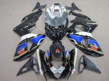 2009-2016 Suzuki GSXR 1000 Motorcycle Fairings - White Blue Black Dark Dog Canada Suppliers