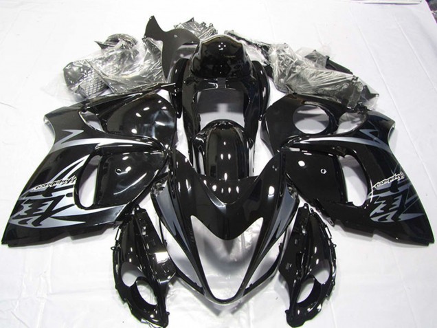 2008-2020 Suzuki GSXR 1300 Hayabusa Motorcycle Fairings - Glossy Black Silver Canada Suppliers