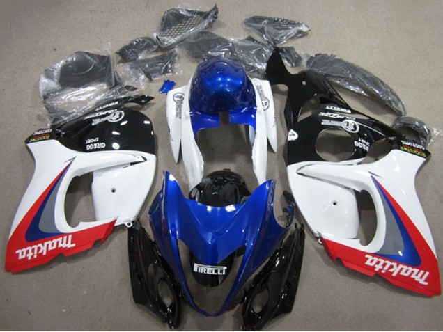 2008-2020 Suzuki GSXR 1300 Hayabusa Motorcycle Fairings - White Blue Red Makita Canada Suppliers