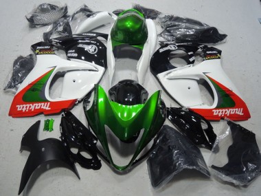 2008-2020 Suzuki GSXR 1300 Hayabusa Motorcycle Fairings - White Green Red Makita Canada Suppliers