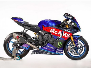 2002-2003 Yamaha YZF R1 Motorcycle Fairings - Blue Red McAMS Green Monster Canada Suppliers