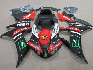 2004-2006 Yamaha YZF R1 Motorcycle Fairings - Red White Glossy Black Green Motul Monster Canada Suppliers