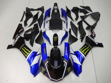 2015-2019 Yamaha YZF R1 Motorcycle Fairings - Blue White Glossy Black Green Monster Canada Suppliers