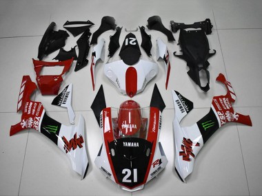 2015-2019 Yamaha YZF R1 Motorcycle Fairings - White Red Glossy Black Green Monster Motul YSP Canada Suppliers