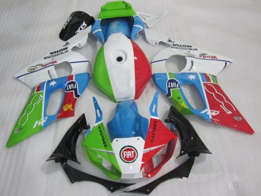 1998-2002 Yamaha YZF R6 Motorcycle Fairings - White Blue Green Red Fiat Kastinee Canada Suppliers
