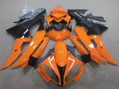 2008-2016 Yamaha YZF R6 Motorcycle Fairing - Orange Glossy Black Canada Suppliers