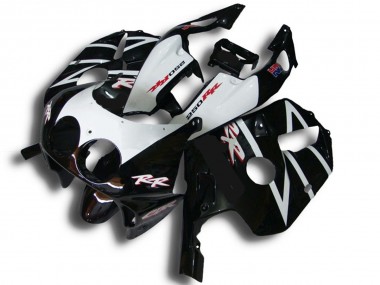 1990-1998 Black White RR CBR250RR Motorcycle Fairings