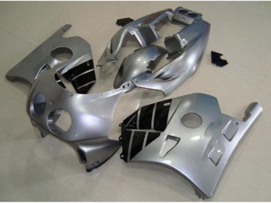 1990-1998 Silver and Black CBR250RR Motorcycle Fairings
