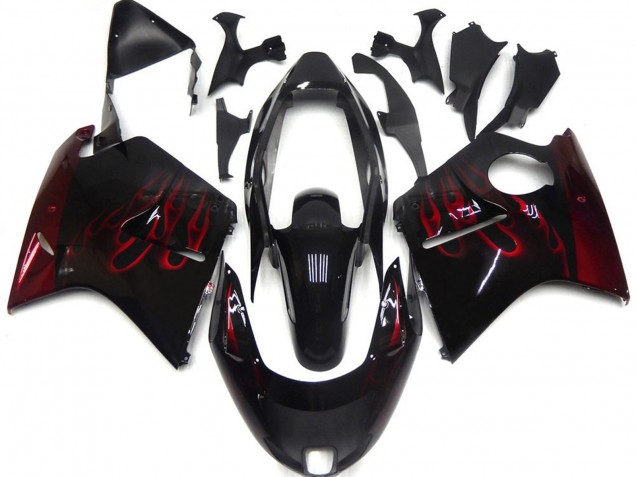 1996-2007 Deep Red Flame CBR1100XX Motorcycle Fairings 1996-2007 Deep Red Flame CBR1100XX Motorcycle Fairings