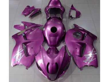 1997-2007 Gloss Pink & Silver Logo GSXR 1300 Hayabusa Motorcycle Fairings