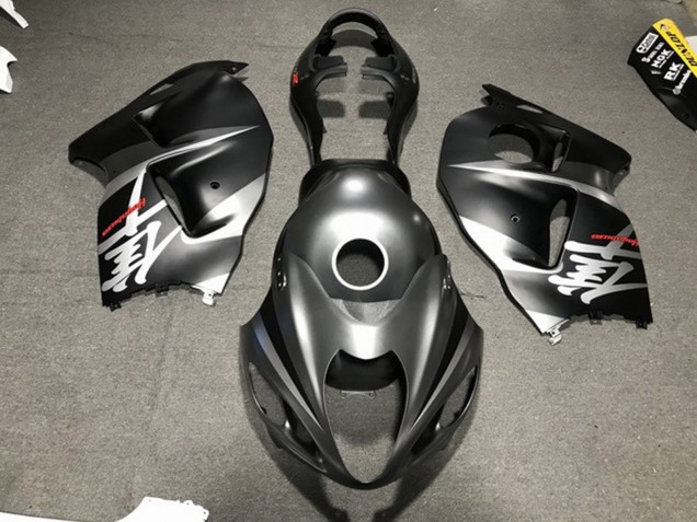 1997-2007 Matte Silver / Black GSXR 1300 Hayabusa Motorcycle Fairings 1997-2007 Matte Silver / Black GSXR 1300 Hayabusa Motorcycle Fairings