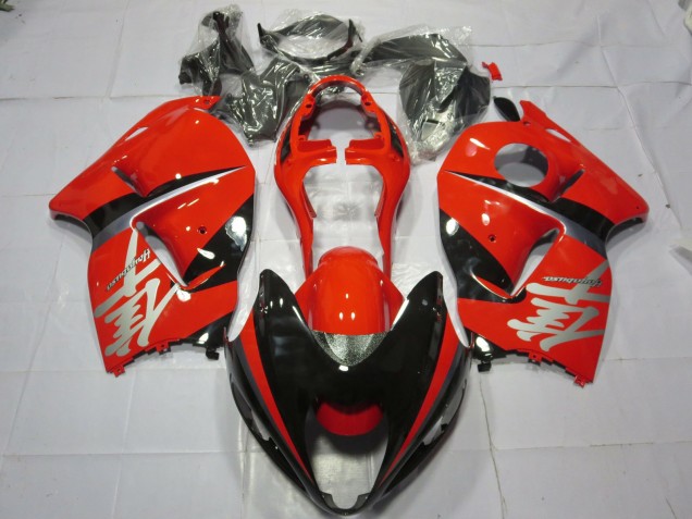 1997-2007 Red and Black Silver Decal GSXR 1300 Hayabusa Motorcycle Fairings 1997-2007 Red and Black Silver Decal GSXR 1300 Hayabusa Motorcycle Fairings