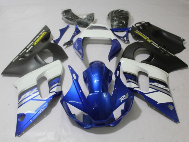 1998-2002 Blue and Matte R6 Motorcycle Fairings 1998-2002 Blue and Matte R6 Motorcycle Fairings