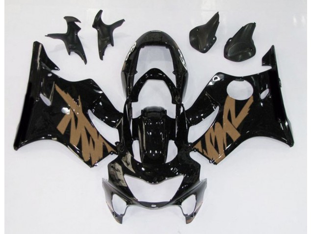 1999-2000 Gloss Black & Brown CBR600 F4 Motorcycle Fairings 1999-2000 Gloss Black & Brown CBR600 F4 Motorcycle Fairings