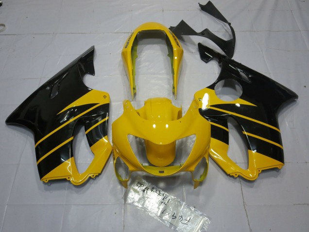1999-2000 Gloss Yellow and Black CBR600 F4 Motorcycle Fairings 1999-2000 Gloss Yellow and Black CBR600 F4 Motorcycle Fairings