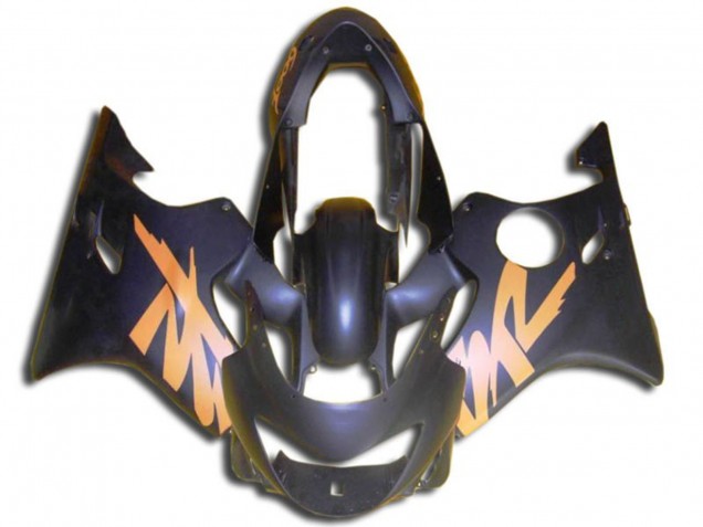 1999-2000 Matte Black and Orange CBR600 F4 Motorcycle Fairings 1999-2000 Matte Black and Orange CBR600 F4 Motorcycle Fairings