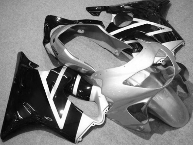 1999-2000 Silver Black CBR600 F4 Motorcycle Fairings 1999-2000 Silver Black CBR600 F4 Motorcycle Fairings