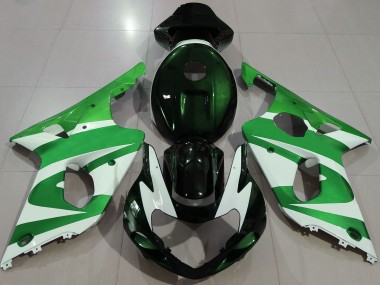 2000-2002 Deep Green GSXR 1000 Motorcycle Fairings