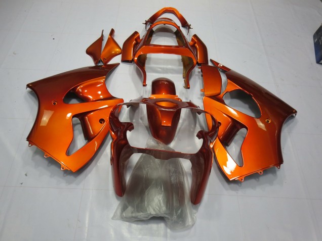 2000-2002 Orange ZX6R Motorcycle Fairings 2000-2002 Orange ZX6R Motorcycle Fairings