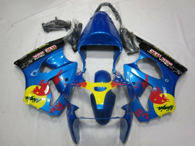 2000-2002 Red Bull ZX6R Motorcycle Fairings
