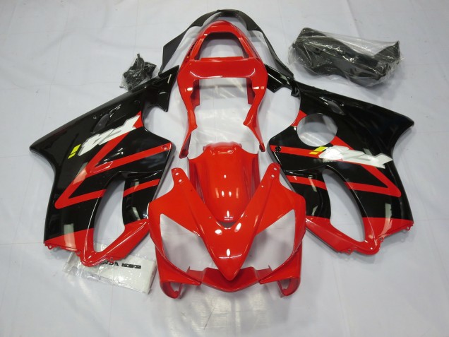 2001-2003 Black Red and Yellow i CBR600 F4i Motorcycle Fairings