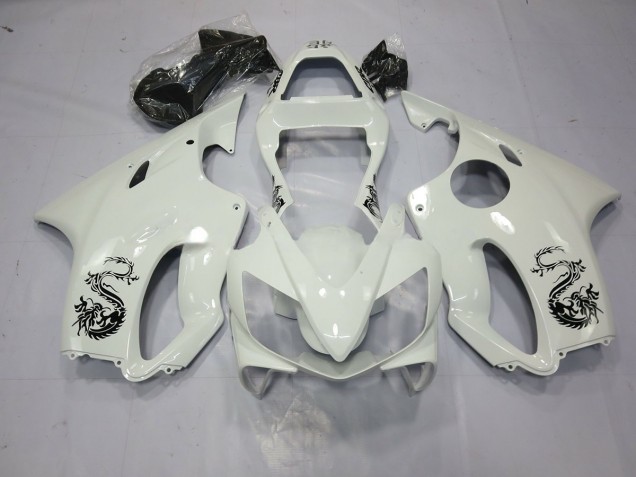 2001-2003 Dragon White CBR600 F4i Motorcycle Fairings