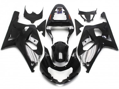 2001-2003 Gloss Black GSXR 600-750 Motorcycle Fairings