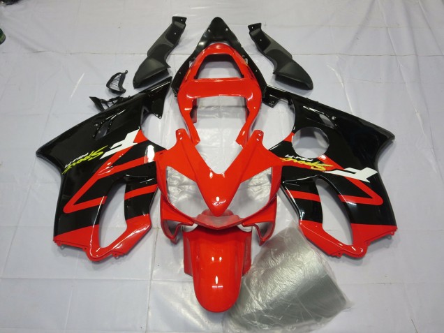 2001-2003 Gloss Black and Red CBR600 F4i Motorcycle Fairings 2001-2003 Gloss Black and Red CBR600 F4i Motorcycle Fairings