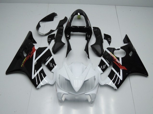 2001-2003 Gloss White and Black CBR600 F4i Motorcycle Fairings