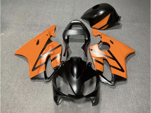 2001-2003 Matte Black and Orange CBR600 F4i Motorcycle Fairings 2001-2003 Matte Black and Orange CBR600 F4i Motorcycle Fairings