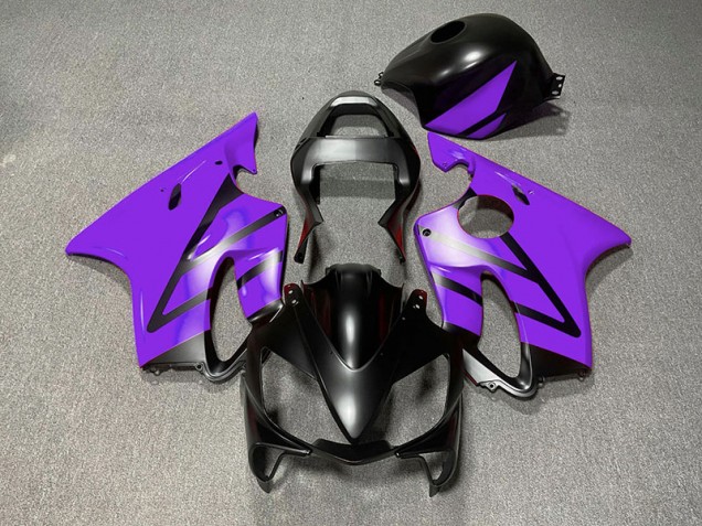 2001-2003 Matte Black and Purple CBR600 F4i Motorcycle Fairings 2001-2003 Matte Black and Purple CBR600 F4i Motorcycle Fairings
