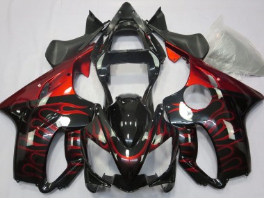 2001-2003 Red Flame CBR600 F4i Motorcycle Fairings