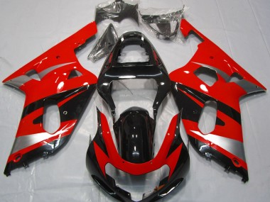 2001-2003 Red OEM Style GSXR 600-750 Motorcycle Fairings