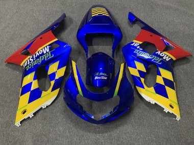 2001-2003 Telefonica GSXR 600-750 Motorcycle Fairings