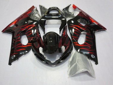 2001-2003 Yellow Jordan GSXR 600-750 Motorcycle Fairings