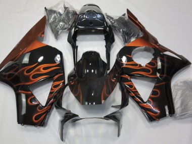 2002-2003 Orange Flame CBR954RR Motorcycle Fairings
