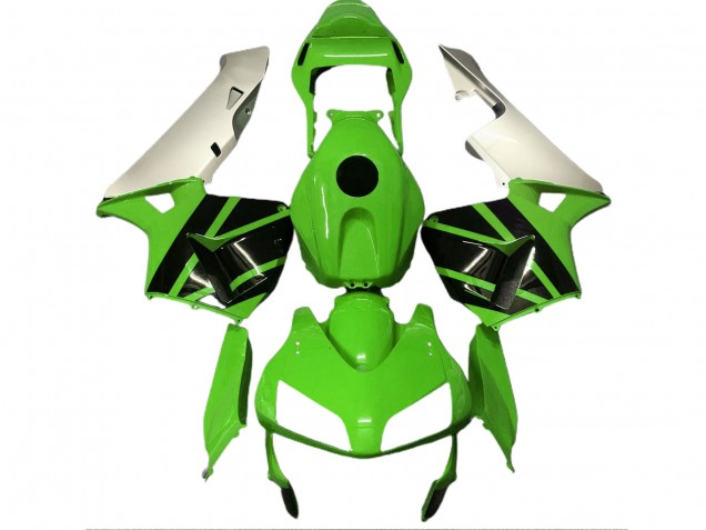 2003-2004 Gloss Green & Matte Silver CBR600RR Motorcycle Fairings 2003-2004 Gloss Green & Matte Silver CBR600RR Motorcycle Fairings