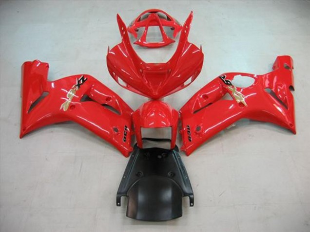 2003-2004 Gloss Red ZX6R Motorcycle Fairings 2003-2004 Gloss Red ZX6R Motorcycle Fairings