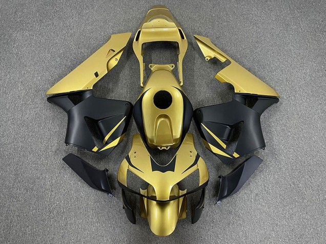 2003-2004 Gold & Matte Black CBR600RR Motorcycle Fairings 2003-2004 Gold & Matte Black CBR600RR Motorcycle Fairings