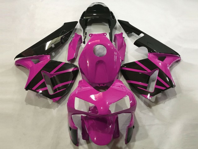 2003-2004 Hot Pink & Gloss Black CBR600RR Motorcycle Fairings 2003-2004 Hot Pink & Gloss Black CBR600RR Motorcycle Fairings