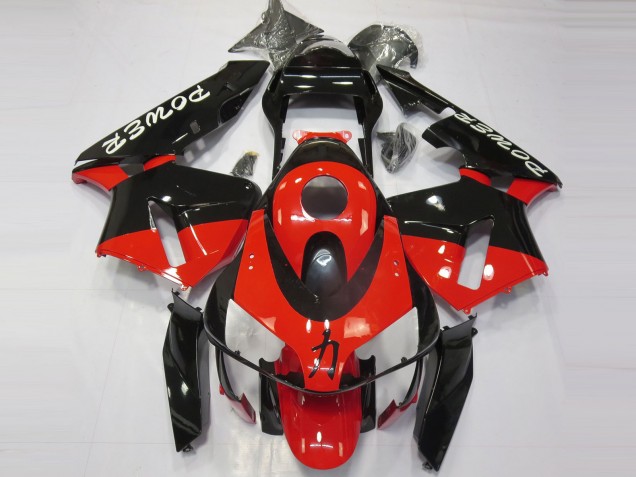 2003-2004 Red Black Power CBR600RR Motorcycle Fairings 2003-2004 Red Black Power CBR600RR Motorcycle Fairings