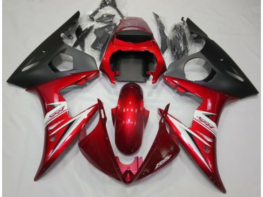 2003-2004 Red & White R6 Motorcycle Fairings