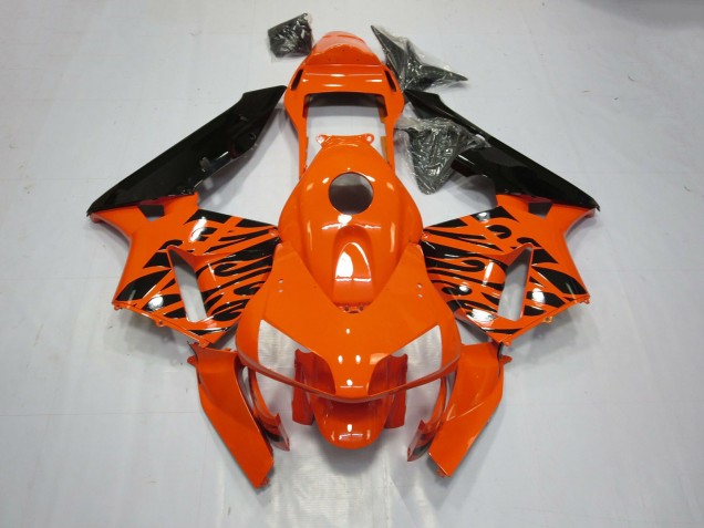 2003-2004 Tribal Orange CBR600RR Motorcycle Fairings 2003-2004 Tribal Orange CBR600RR Motorcycle Fairings