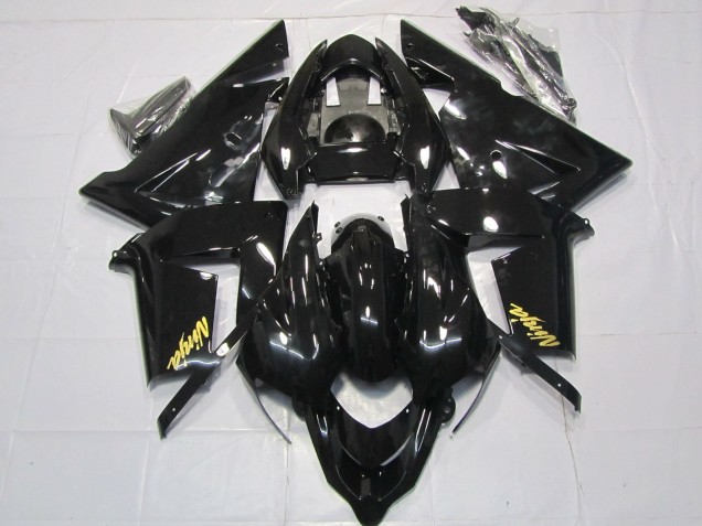 2004-2005 Black Gold ZX10R Motorcycle Fairings 2004-2005 Black Gold ZX10R Motorcycle Fairings